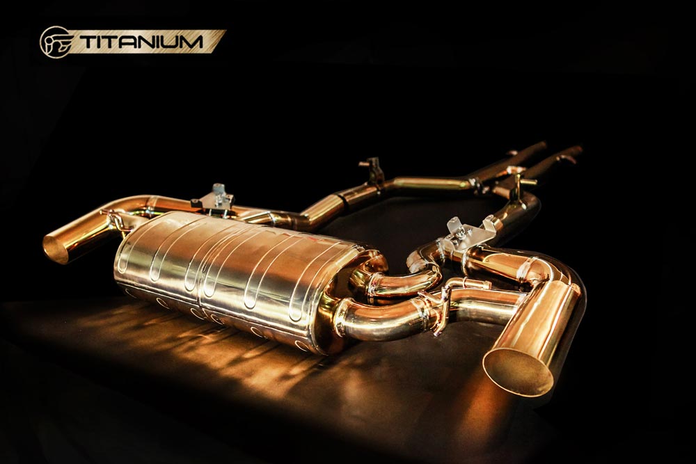 ipe innotech performance exhaust titanium line mercedes amg gt s full system 1 
