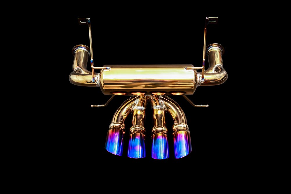 ipe innotech titanium exhaust performance line lamborghini aventador lp750 sv valvetronic muffler tips 2 1 