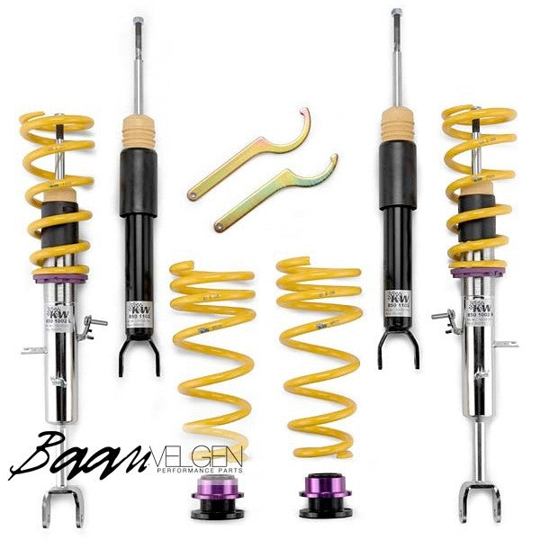 KW suspension Variant 1 inox v1 coilover lowering Audi A1 Sportback 10281016