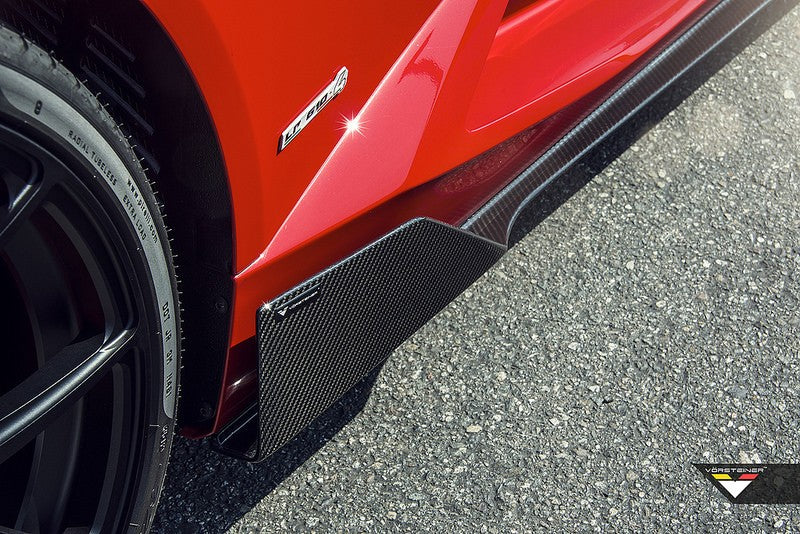 lamborghini huracan carbon fiber side skirts 2 