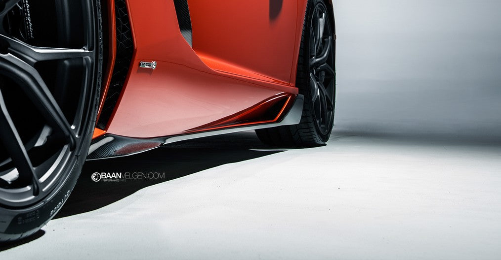 lamborghini aventador v carbon fiber side sill extension blades 3 
