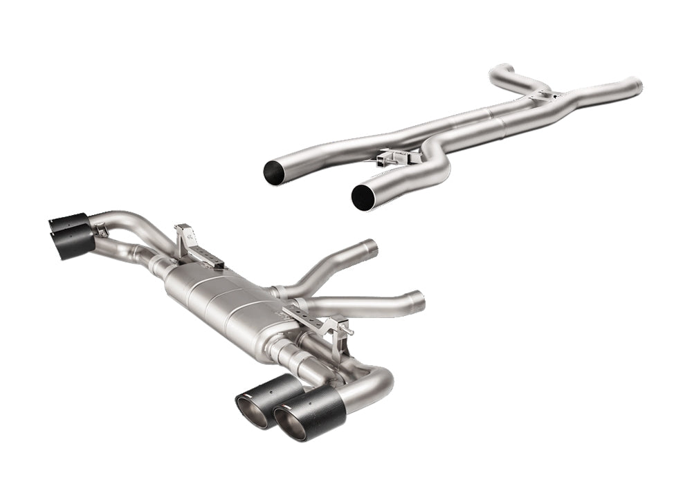 porsche 958 fl cayenne turbo akrapovic evolution link pipes exhaust 