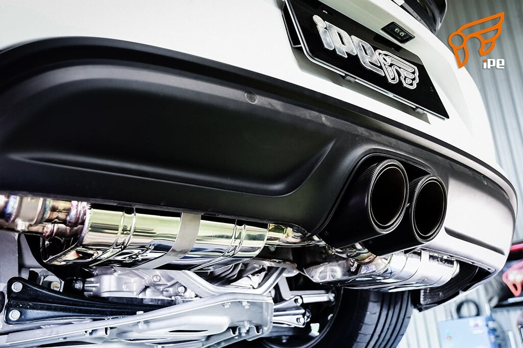 porsche 718 boxster cayman carbon tailpipes 