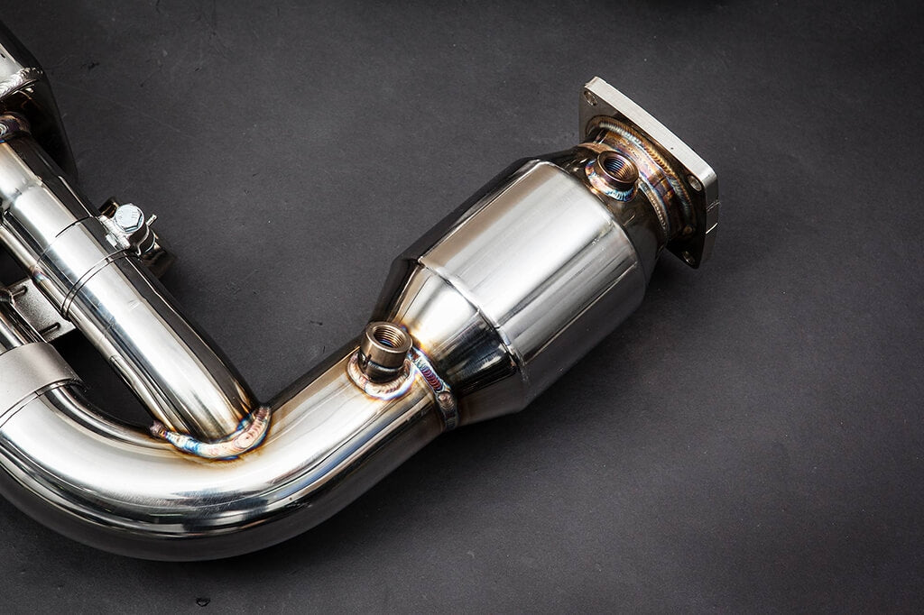 porsche 991 2 s 4s catpipe detail 