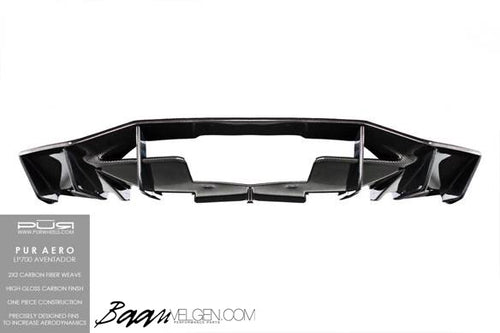 PUR aerodynamics rear diffuser | Lamborghini Aventador
