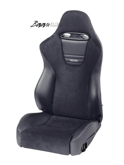 recaro sport racing seat black suede 1 3 