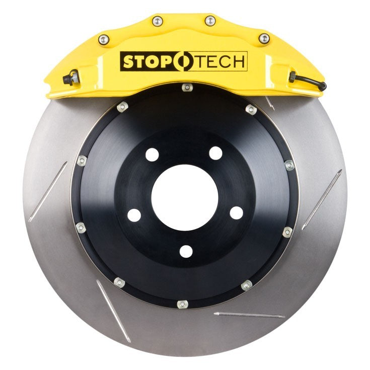 stoptech big brake kit bbk st60 grooved yellow caliper 2   copy 