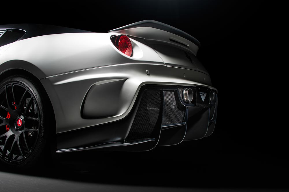 vorsteiner ferrari 599 vx aero rear bumper diffuser 2 2 