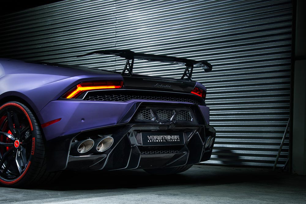 vorsteiner novara edizione aero wing blade aluminum uprights for lamborghini huracan 1 4 