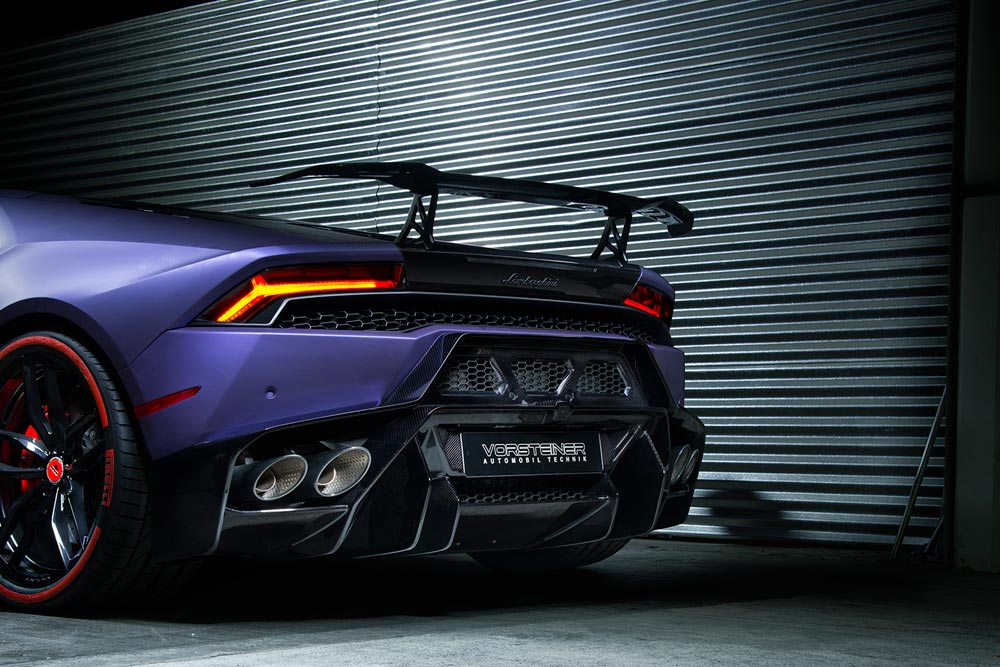 Vorsteiner Lamborghini Huracan carbon Novara Edizione Aero Wing Blade & Aluminum Uprights