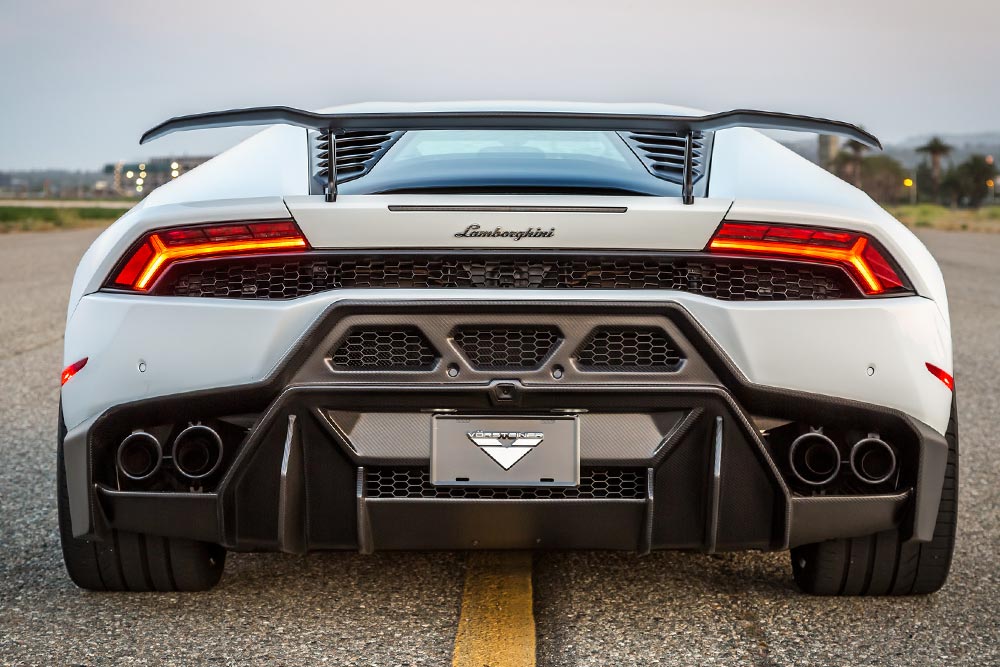 vorsteiner novara edizione rear bumper diffuser for lamborghini huracan 3 3 