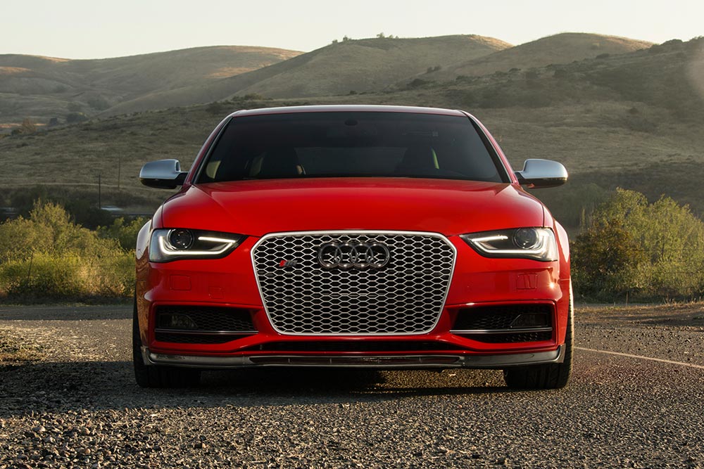 vorsteiner v ag aero front spoiler for audi b8 a4 facelift 1 4 