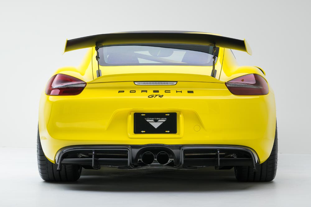 Posche 981 Rear Vorsteiner Porsche 981 Cayman GT4 carbon V-CS Aero Rear Diffuser