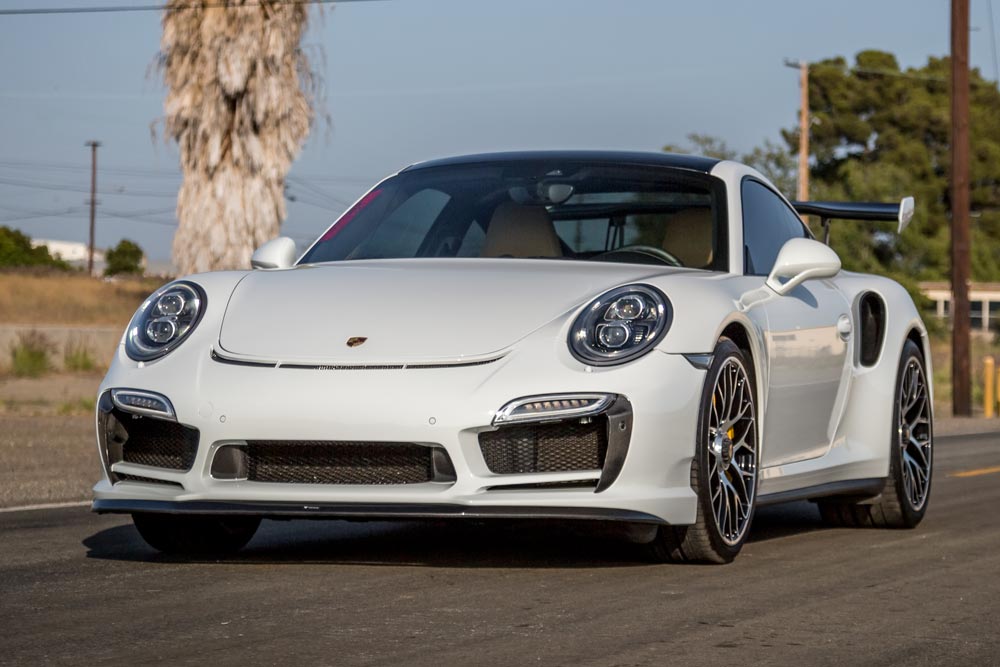 vorsteiner v rt aero front bumper with chin spoiler for porsche 991 turbo 2 4 