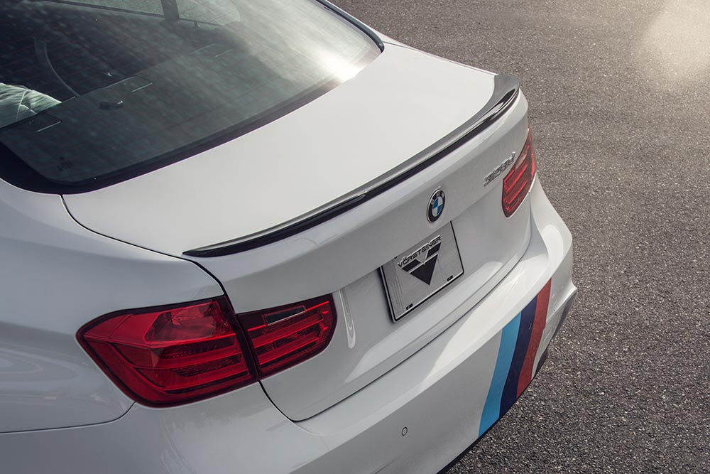 vorsteiner vrs aero deck lid spoiler for bmw f30 3 series m sport 2 3 
