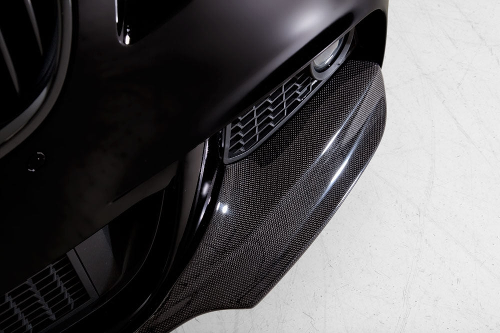 vorsteiner vrs aero front add on spoiler for bmw f10 5 series m sport 3 1 