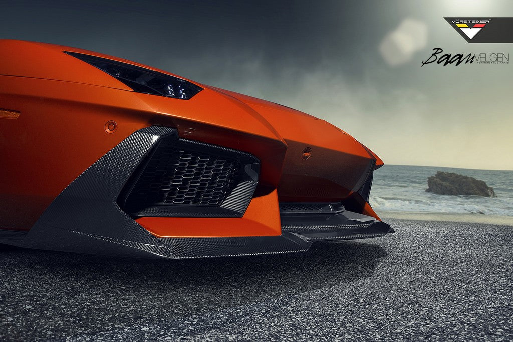 Vorsteiner Lamborghini Aventador carbon fiber front spoiler Zaragoza Edizione